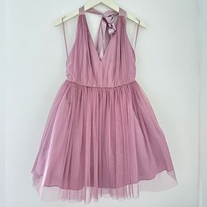 ASOS  tulle dress color blush size 8